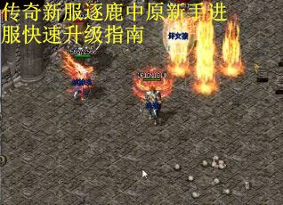 传奇新服逐鹿中原新手进服快速升级指南