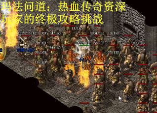 玛法问道：热血传奇资深玩家的终极攻略挑战
