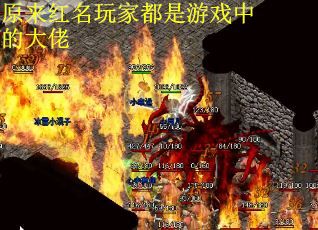 原来红名玩家都是游戏中的大佬