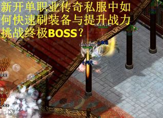 新开单职业传奇私服中如何快速刷装备与提升战力挑战终极BOSS？