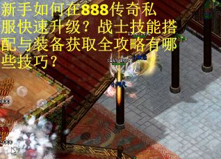 新手如何在888传奇私服快速升级？战士技能搭配与装备获取全攻略有哪些技巧？