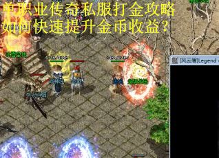 单职业传奇私服打金攻略如何快速提升金币收益？