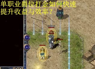 单职业爵位打金如何快速提升收益与效率？