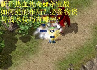 新开热血传奇sf夺宝战如何提前布局？必备物资与战术技巧有哪些？