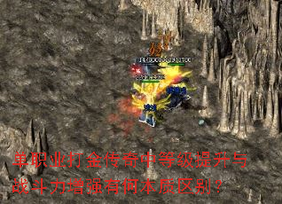 单职业打金传奇中等级提升与战斗力增强有何本质区别? 单职业打金传奇中等级提升与战斗力增强有何本质区别?