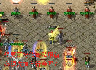 想要玩好传奇私服就必须先加入行会吗? 想要玩好传奇私服就必须先加入行会吗?