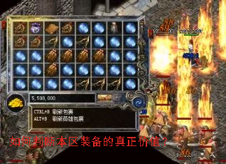 如何判断本区装备的真正价值? 如何判断本区装备的真正价值?