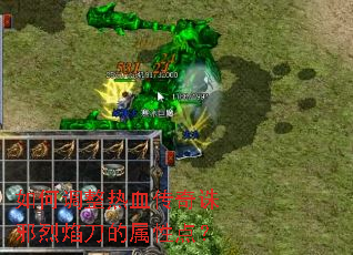 如何调整热血传奇诛邪烈焰刀的属性点? 如何调整热血传奇诛邪烈焰刀的属性点?