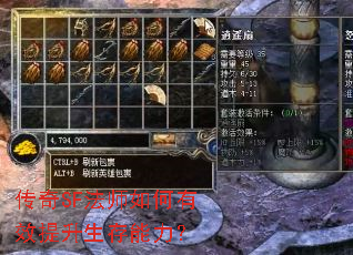 传奇SF法师如何有效提升生存能力? 传奇SF法师如何有效提升生存能力?