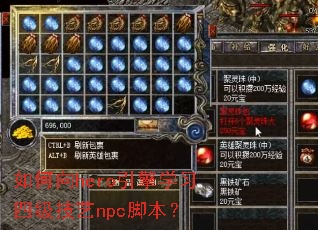 �����hero����ѧϰ�ļ�����npc�ű���