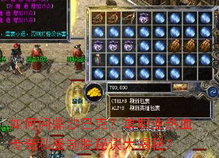 如何问鼎沙巴克?单职业热血传奇私服制胜秘诀大揭秘? 如何问鼎沙巴克?单职业热血传奇私服制胜秘诀大揭秘?