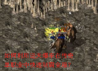 如何利用逆天爆率在传奇单职业中快速制霸全服? 如何利用逆天爆率在传奇单职业中快速制霸全服?