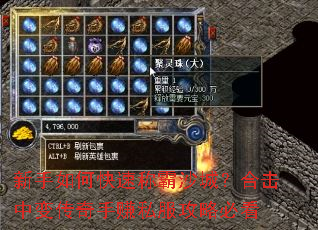 新手如何快速称霸沙城?合击中变传奇手赚私服攻略必看 新手如何快速称霸沙城?合击中变传奇手赚私服攻略必看