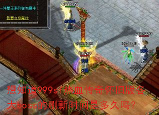 ��֪��999sf��Ѫ���滳�ɰ����boss��ˢ��ʱ���Ƕ����