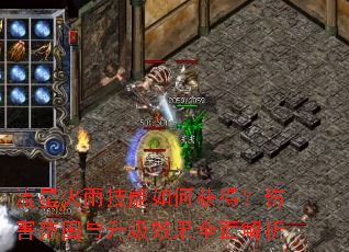 流星火雨技能如何获得?伤害范围与升级效果全面解析 流星火雨技能如何获得?伤害范围与升级效果全面解析