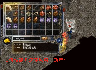 如何快速升级王城勇士勋章? 如何快速升级王城勇士勋章?