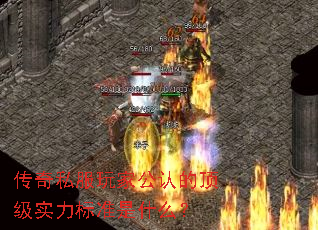 传奇私服玩家公认的顶级实力标准是什么? 传奇私服玩家公认的顶级实力标准是什么?