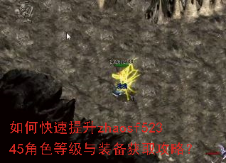 如何快速提升zhaosf52345角色等级与装备获取攻略? 如何快速提升zhaosf52345角色等级与装备获取攻略?