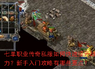 七单职业传奇私服如何快速提升战力?新手入门攻略有哪些要点? 七单职业传奇私服如何快速提升战力?新手入门攻略有哪些要点?