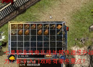 七单职业传奇私服如何快速提升战力?新手入门攻略有哪些要点? 七单职业传奇私服如何快速提升战力?新手入门攻略有哪些要点?