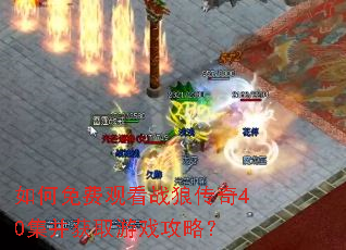 如何免费观看战狼传奇40集并获取游戏攻略? 如何免费观看战狼传奇40集并获取游戏攻略?