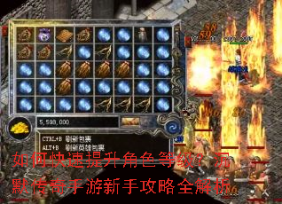 如何快速提升角色等级?沉默传奇手游新手攻略全解析 如何快速提升角色等级?沉默传奇手游新手攻略全解析