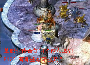 单职业传奇如何快速获取VIP12?有哪些攻略技巧? 单职业传奇如何快速获取VIP12?有哪些攻略技巧?